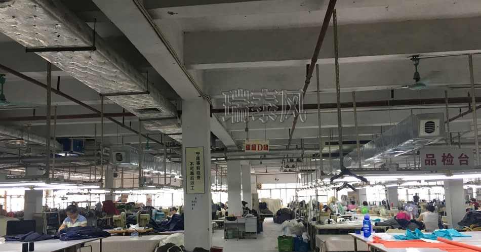 服装、制衣、皮革厂降温方案